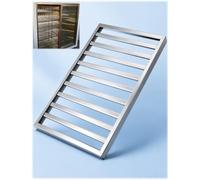 Estante for refrigerador de acero inoxidable congelador de alta resistencia | Se adapta a refrigeradores, vitrinas, vaporeras y hornos con tamaños personalizables.(2.46x1.97ft(75x60CM))