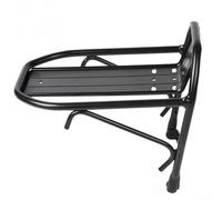 Estante frontal de aleación de aluminio, fácil instalación para bicicletas de 24 a 28 pulgadas, aumenta la capacidad de carga para el uso diario
