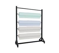 Estante Grande For Rollos De Tela, Organizador De Rollos De Tela, Deslizamiento Suave, For Estudio De Cortinas O Exhibición De Papel Tapiz.(110x50x160cm)