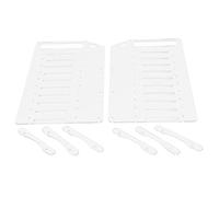 Estante HDD, Separador Acrílico de Soporte de Disco Duro de Bricolaje de 3,5 Pulgadas Transparente para la Escuela para el Hogar para la Oficina
