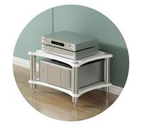 Estante HiFi para AV, soporte de TV de 4 niveles para amplificador y equipo de altavoces, diseño resistente, perfecto para sistemas de entretenimiento en el hogar