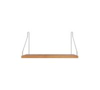 Estante Individual 20x40 Roble/Acero Inoxidable