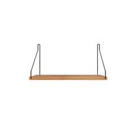 Estante Individual 20x40 Roble/ Negro