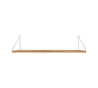 Estante Individual 20x80 Roble/Acero Inoxidable