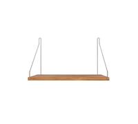 Estante Individual 27x40 Roble/Acero Inoxidable