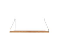 Estante Individual 27x60 Roble/Acero Inoxidable