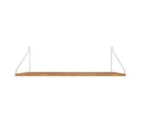 Estante Individual 27x80 Roble/ Acero Inoxidable