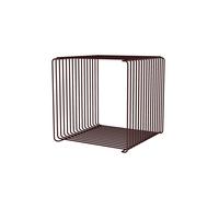 Estante Individual de Alambre Panton 07-Negro Rojo 34,8 cm x 34,8 cm