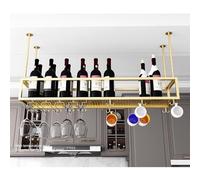 Estante industrial colgante para botellas con brazo, soporte redondo para vino, soporte de vidrio, almacenamiento de vino, decoración del hogar, bar y cocina, organizador de botellas que ahorra