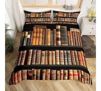 Estante Juego de Camar Estéreo Ropa de Cama TamañO Doble, Estampado de Estilo NóRdico, Adecuada para Uso DoméStico en Verano, Funda NóRdica de 155 X 200 Cm