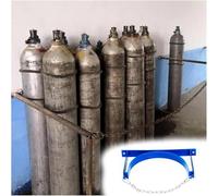 Estante ligero for cilindros de gas de pared, organizador con cadena(Length 13.8 in)
