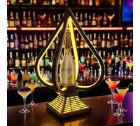 Estante Luminoso Para Botellas As De Picas - Expositor Luminoso Para Vinos, Bares, Ktv, Con Estructura De Hierro Grueso, Con Capacidad Para La MayoríA De Botellas De ChampáN/Vino De 750 Ml