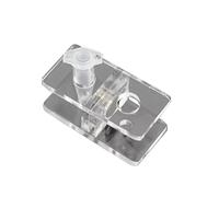 Estante magnético de 2 orificios for tubos de 1,5 ml/2 ml - Soporte de tubo de centrífuga de vidrio acrílico duradero, 1 unidad