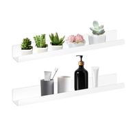 Estante magnético para libros para pizarra blanca, estante magnético flotante de metal, organizador de refrigerador acrílico para niños, cubículo de escritorio, casillero