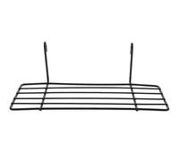 Estante Metálico para Pájaros Ganchos, Hierro Negro, Rejilla | Instalación sin Taladro, para Paneles de Pared, Uso Interior Loros y Pinzones, Diseño Simple