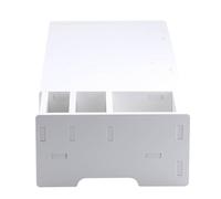 Estante Minimalista para Ordenador Portátil con Estuches de Almacenamiento, ángulo de Visión Cómodo, Diseño Limpio e Inodoro para Organización de Escritorio