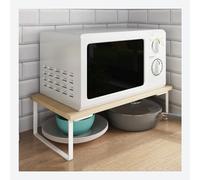 Estante multifuncional para horno de microondas para especias y ollas, soporte multifuncional para pan y café, estante que ahorra espacio para utensilios de cocina y horno microondas