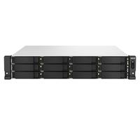 Estante NAS (2U) TS-H1887XU-RP LAN Ethernet (negro/blanco) - QNAP