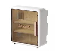 Estante ocultador para gestión de regletas eléctri Módem enrutador WiFi, cajas de almacenamiento for cables, organizador de cables y organizador de múltiples capas.(White)