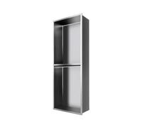 Estante Organizador de Ducha de Acero Inoxidable con nicho de Pared para baño, Resistente al Agua y montado en la Pared, no Necesita Azulejos.