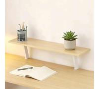 Estante Organizador de Escritorio con Abrazadera, Estante de elevación con Abrazadera para Escritorio de computadora, solución versátil de Almacenamiento de Mesa,L80cm