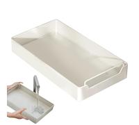 Estante organizador de gabinete, estantes de despensa, cesta de despensa de cajones, almacenamiento extraíble debajo del fregadero, gabinetes deslizantes, organizador de gabinete, placa de cuenco para