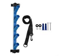Estante para accesorios de piscina, soporte de PVC para equipo de piscina con 4 o agujeros, resistente a la intemperie, estante junto a la piscina al aire libre para patio trasero, organizador de