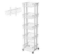 Estante para aperitivos de 5 niveles con ruedas, pantalla inclinada ajustable para patatas fritas, frutas y verduras, ideal para puestos de venta al por menor y concesión