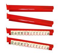 Estante para azulejos Mahjong, soporte para juegos de dominó, soporte para azulejos con construcción adorable, accesorio para juegos Majiang, organizador de mesa con diseño resistente, herramienta par