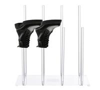 Estante para botas - Soporte vertical de almacenamiento de zapatos que ahorra espacio, juego de estantes organizadores acrílicos | Soporte alto para botas para dormitorio, apartamento, dormitorio