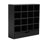 Estante para casa de muñecas en miniatura - Vitrina de doce compartimentos, unidad de almacenamiento decorativa | Muebles de organización de mini escenas de precisión para niños, cumpleaños, vacacione