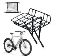 Estante para cesta de bicicleta, soporte resistente, herramienta de puntales ajustables, accesorio de carga resistente, tamaño de 34 x 28 x 22 cm, para viajes, viajes, al aire libre, montaña