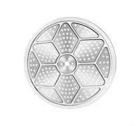 Estante para cocinar al vapor de acero inoxidable 304 con 1539 cm de diámetro, se adapta a varios utensilios de cocina, incluyendo ollas a presión y ollas para cocinar de manera uniforme (35 cm)