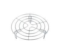Estante para cocinar al vapor | Estante de refrigeración de cocina de acero inoxidable | Soporte de alimentos para el hogar, apartamento, restaurante, cocina, comedor, olla a presión, horno, freidora