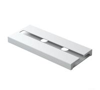 Estante para copas de vino, capacidad para 6 tazas, soporte para copas debajo del gabinete, colgador de secado invertido que ahorra espacio, acabado negro a prueba de óxido para bar cocina (blanco)