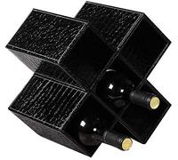 Estante para copas de vino de madera maciza gabinete de vino encimera en forma de diamante estante para botellas de vino hogar sala de estar gabinete de vino rosa 41 cm (color: blanco Tamaño: 28 cm)