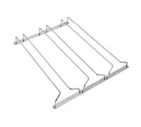 Estante para copas de vino para debajo del gabinete, 3 filas de tallos, colgador de alambre para copas de vino con tornillos, ahorro de espacio para bar y cocina, 22 cm de longitud