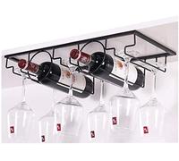 Estante para copas de vino, soporte para copas de vino, gabinete boca abajo, estante para decoración de botellas de vino, soporte para botellas de vino tinto, soporte para copas de vino C 52 cm (color