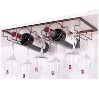Estante para copas de vino, soporte para copas de vino, gabinete boca abajo, estante para decoración de botellas de vino, soporte para botellas de vino tinto, soporte para copas de vino C 52 cm (color