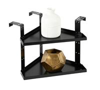 Estante para Cubículo de Oficina - Organizador De 2 Capas | Organizador Para Cubículo Del Hogar Con Altura Ajustable Y Gancho,para Baño, Esquina, Oficina, Cocina, Pared, Dormitorio, Sala de Estar