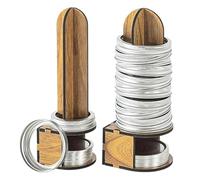 Estante para de conservas, estante de almacenamiento de de conservas de madera de 380 g, organizador de anillos de tarro de salsa para hacer mermeladas, encurtidos, verduras, conservación