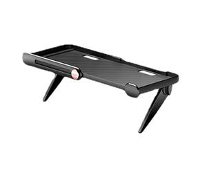 Estante para de TV | Ajustable Y Sin Perforación Panel Plano Amplio Almacenamiento con Ahorro de Espacio - Tableta para Pantalla de TV y Monitor - para Consola de Juegos de teléfono Altavoces