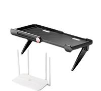 Estante para de TV, sin Taladro, Panel Plano Ancho, Ahorro de Espacio, Soporte de Almacenamiento Ajustable, para TV, Estante de de Cables, Consola de Juegos, Altavoces de teléfono para el