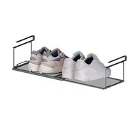 Estante para debajo del gabinete, organizador expandible de alta resistencia, marco ajustable, solución de almacenamiento de varios niveles, para ahorrar espacio debajo de encimeras, escritorios y