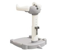 Estante para ducha de bebé, soporte ajustable para el baño, equipado con base antideslizante y diseño anti-pellizcos, para bebés de 6 a 36 meses.(Grau)