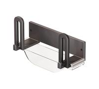 Estante para enrutador sin taladro, de acero al carbono, soporte WiFi, soporte ajustable para módem, gancho fuerte, organizador de caja de Internet, soporte de equipo de banda ancha (gris)