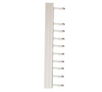 Estante para Ganchos de Cocina ,Instalación Rápida ,Punzón forblancoAntioxidante ,Espacio Libre ,Colgador de Utensilios de Cocina de Aluminio para Pala para Tabla de Cortar (10