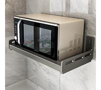 Estante para horno eléctrico, estante de pared para microondas, acabado duradero, apto para hornos eléctricos y microondas, ancho: 50 cm