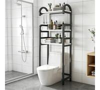 Estante Para Inodoro Situado Encima Del Inodoro. Se Adapta A Los Inodoros Montados En El Suelo En Baños Compactos. Ideal Para El Cuarto De Baño(Style G,50cm/19.7in)