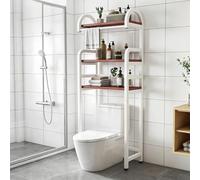 Estante Para Inodoro Situado Encima Del Inodoro. Se Adapta A Los Inodoros Montados En El Suelo En Baños Compactos. Ideal Para El Cuarto De Baño(Style E,50cm/19.7in)